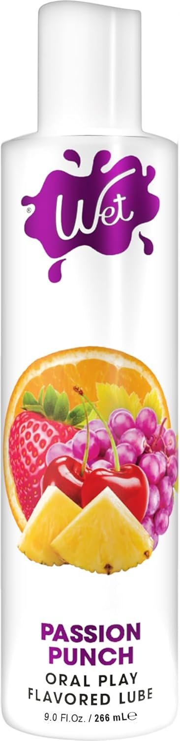 Wet Sexy Strawberry Premium Flavored Edible Lube for Men, Women and Couples | Long-Lasting, Condom Safe, Sugar Free, 9 fl oz - Image 5