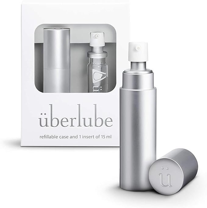 Uberlube Silicone Lube - Silver for Travel Unscented Silicone Lubricant Personal Lubrication : Latex-Safe Sex Lube Liquid for Couples, Flavorless, Vaginal & Anal Lube - 15ml - Image 13