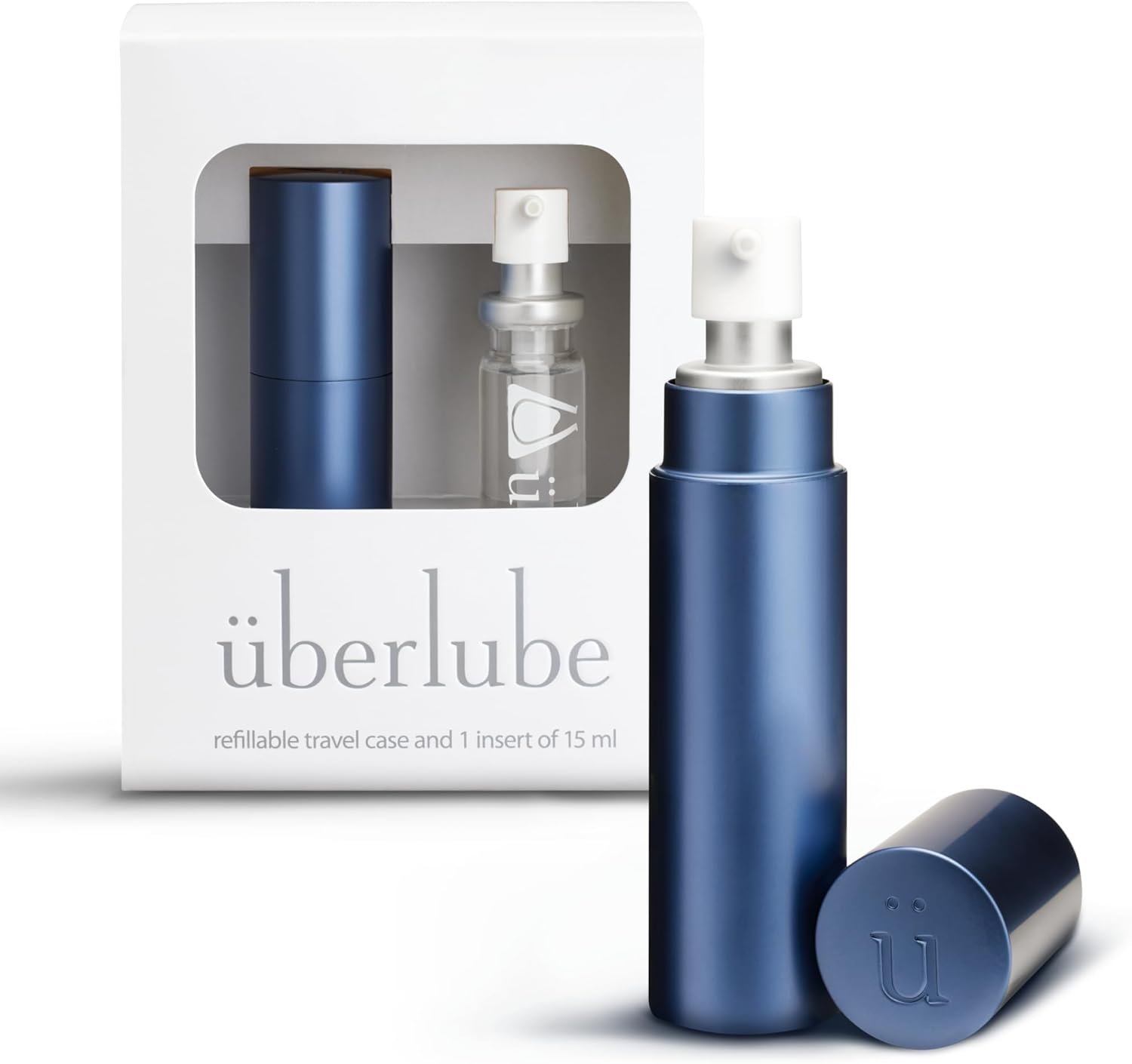 Uberlube Silicone Lube - Silver for Travel Unscented Silicone Lubricant Personal Lubrication : Latex-Safe Sex Lube Liquid for Couples, Flavorless, Vaginal & Anal Lube - 15ml - Image 8