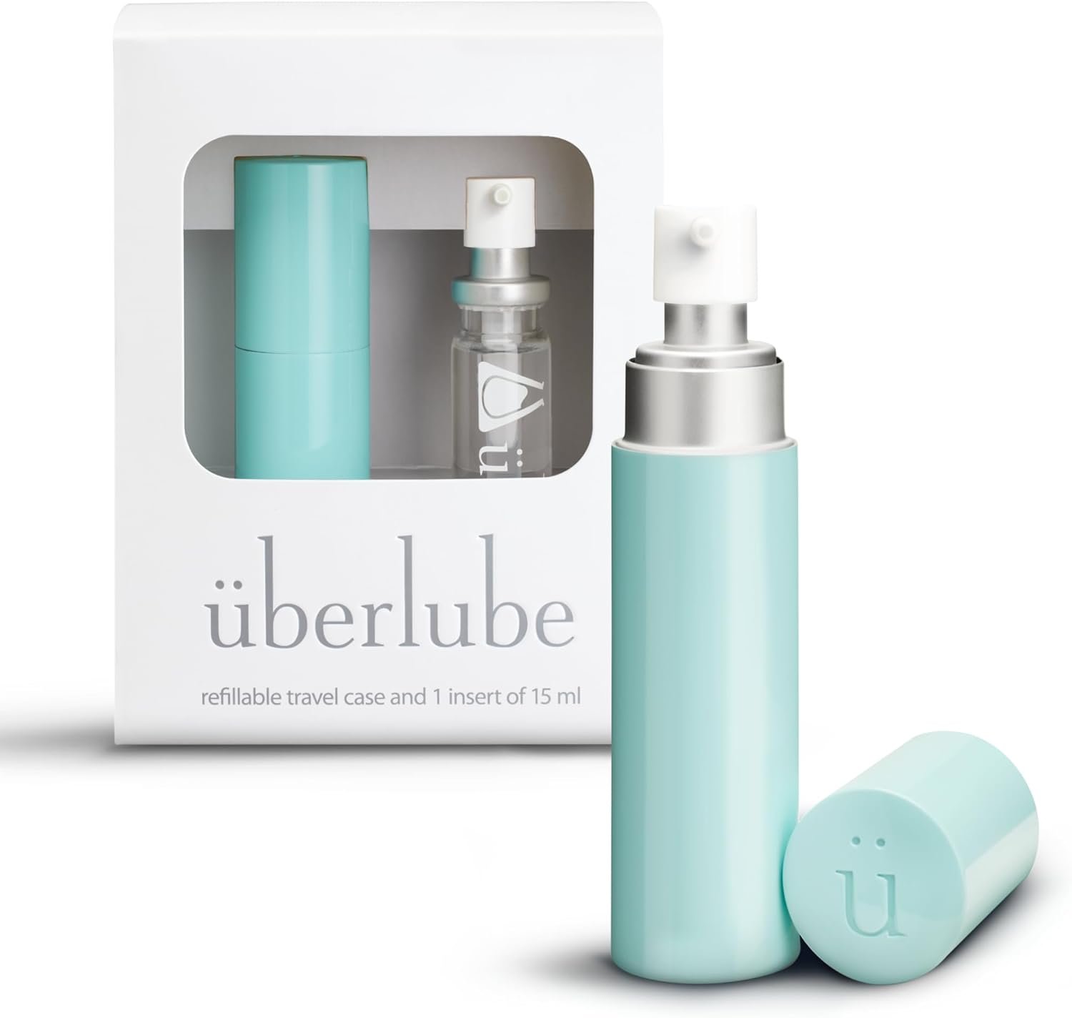 Uberlube Silicone Lube - Silver for Travel Unscented Silicone Lubricant Personal Lubrication : Latex-Safe Sex Lube Liquid for Couples, Flavorless, Vaginal & Anal Lube - 15ml - Image 4
