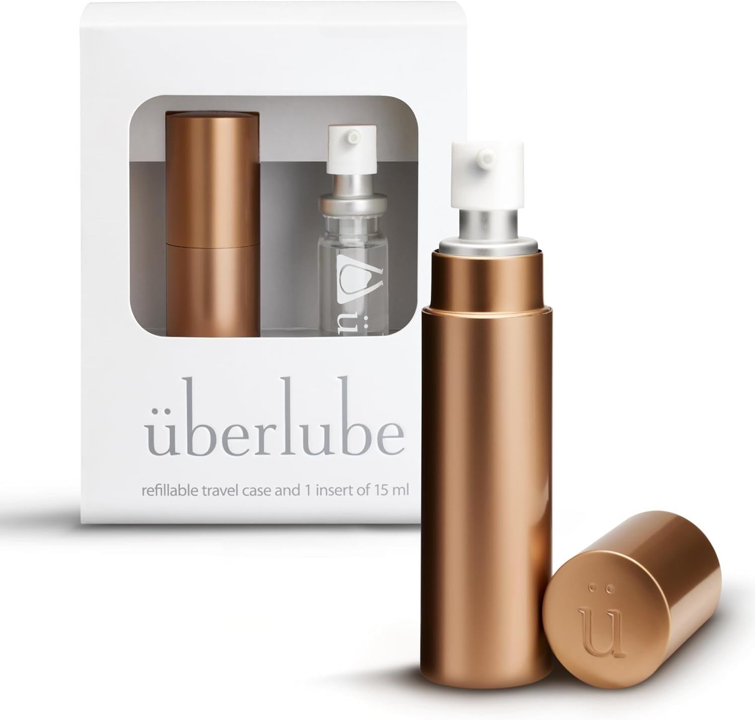 Uberlube Silicone Lube - Silver for Travel Unscented Silicone Lubricant Personal Lubrication : Latex-Safe Sex Lube Liquid for Couples, Flavorless, Vaginal & Anal Lube - 15ml - Image 9