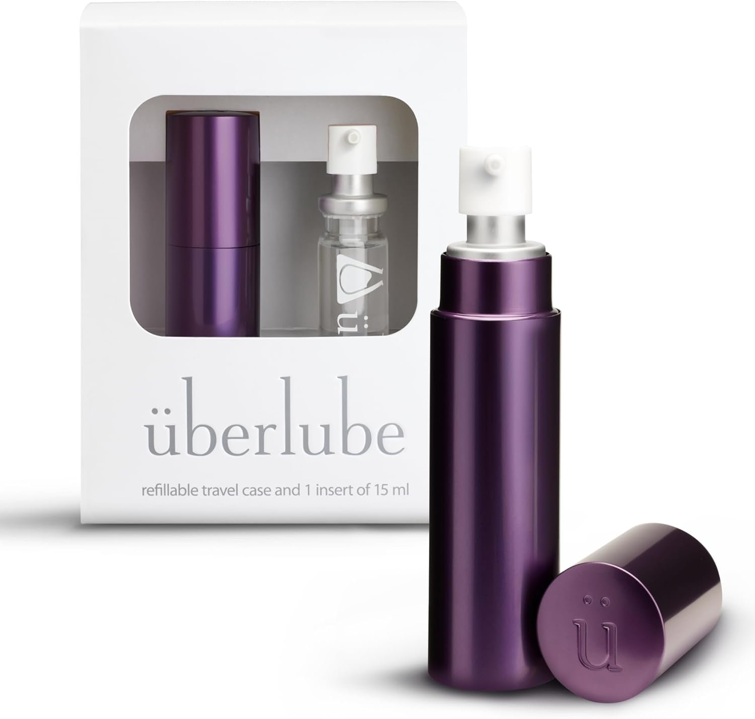 Uberlube Silicone Lube - Silver for Travel Unscented Silicone Lubricant Personal Lubrication : Latex-Safe Sex Lube Liquid for Couples, Flavorless, Vaginal & Anal Lube - 15ml - Image 7