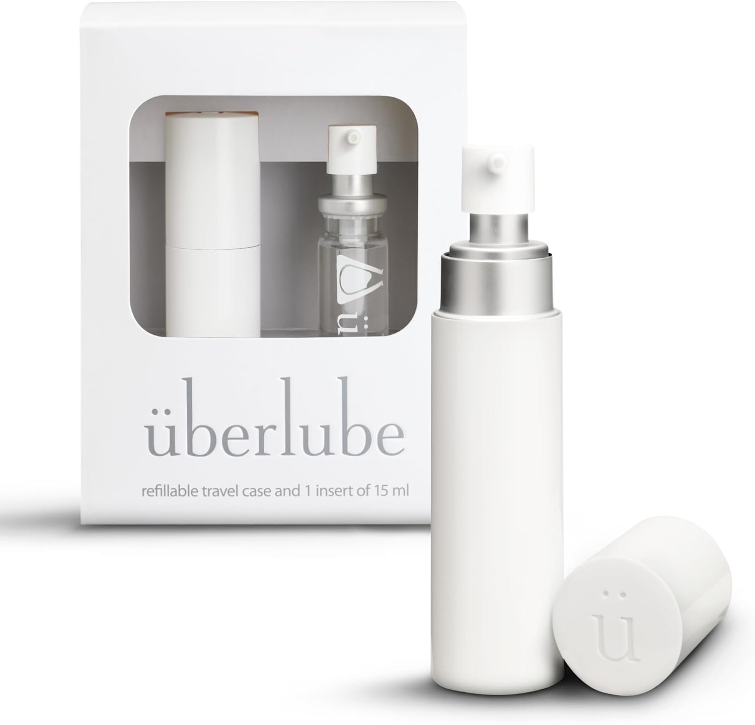 Uberlube Silicone Lube - Silver for Travel Unscented Silicone Lubricant Personal Lubrication : Latex-Safe Sex Lube Liquid for Couples, Flavorless, Vaginal & Anal Lube - 15ml - Image 5