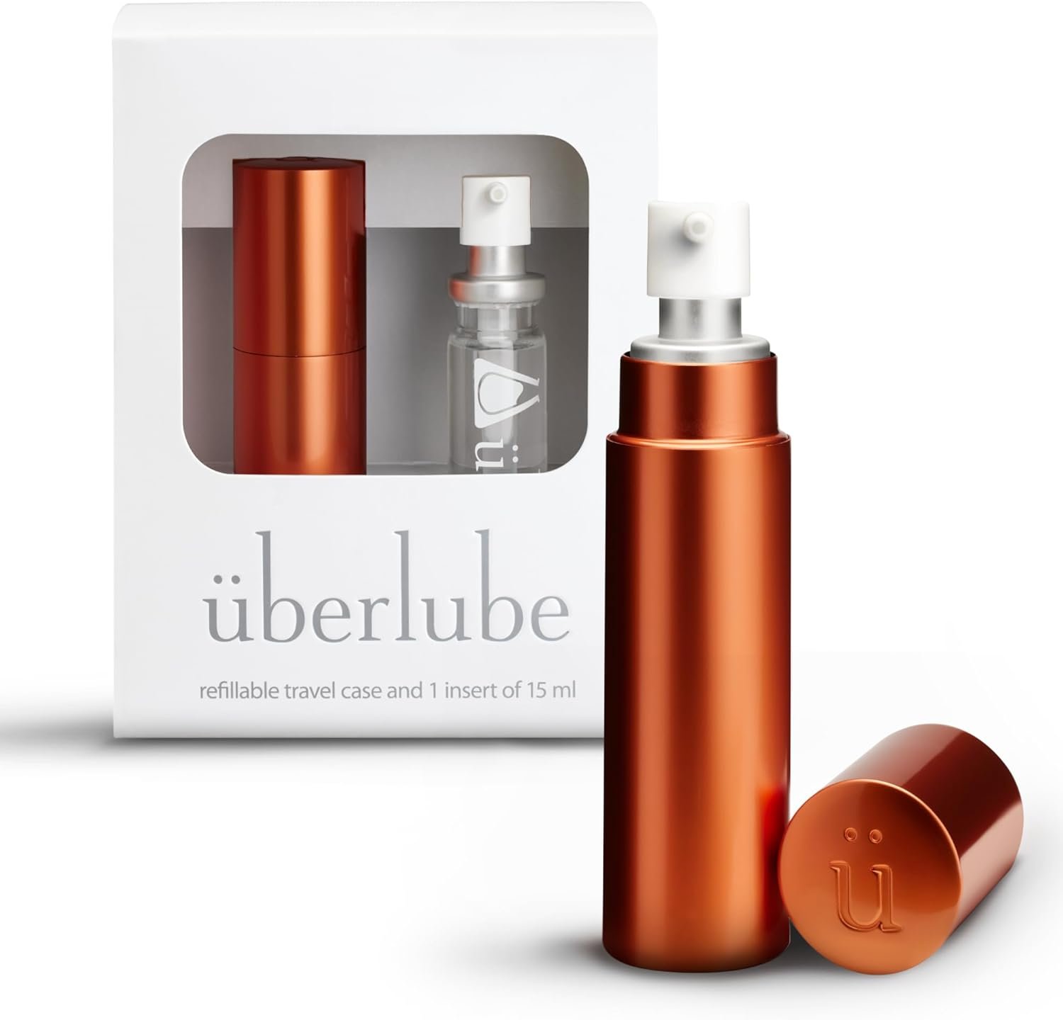 Uberlube Silicone Lube - Silver for Travel Unscented Silicone Lubricant Personal Lubrication : Latex-Safe Sex Lube Liquid for Couples, Flavorless, Vaginal & Anal Lube - 15ml - Image 2