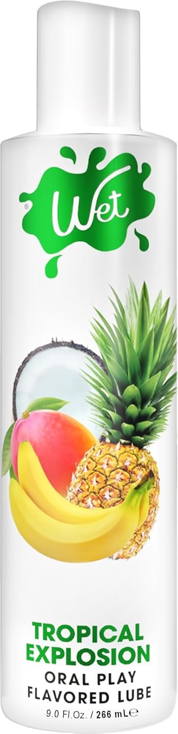 Wet Sexy Strawberry Premium Flavored Edible Lube for Men, Women and Couples | Long-Lasting, Condom Safe, Sugar Free, 9 fl oz - Image 7